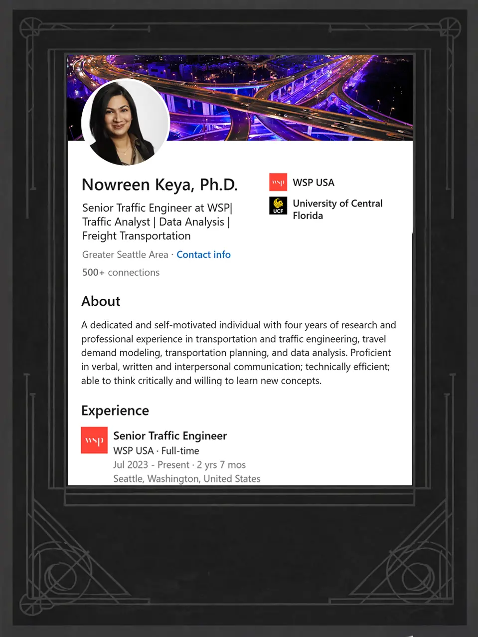 Senior Engineer LinkedIn Portfolio