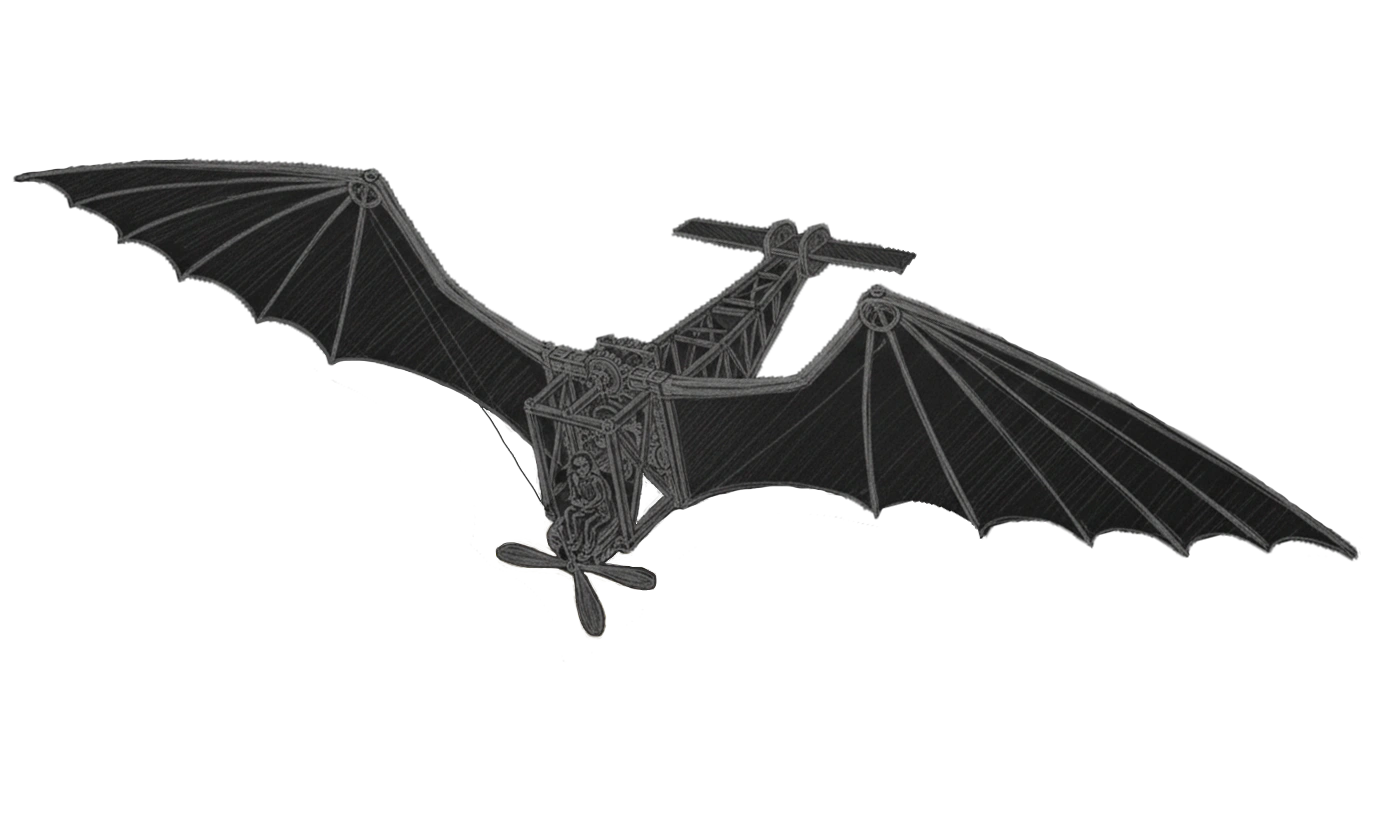 Davinci Inspired Plane